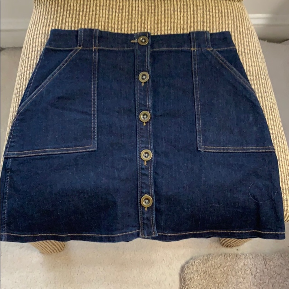 Blue jean skirt